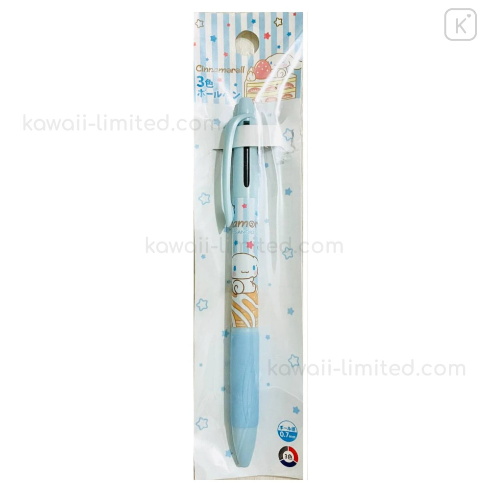 Japan Sanrio 3 Color Multi Ball Pen - Cinnamoroll | Kawaii