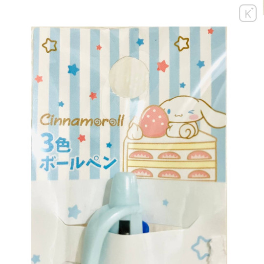 Japan Sanrio 3 Color Multi Ball Pen - Cinnamoroll - 2