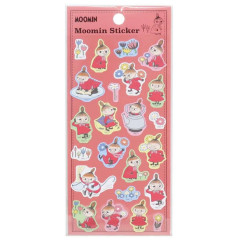 Japan Moomin Washi Sticker - Little My / Flower