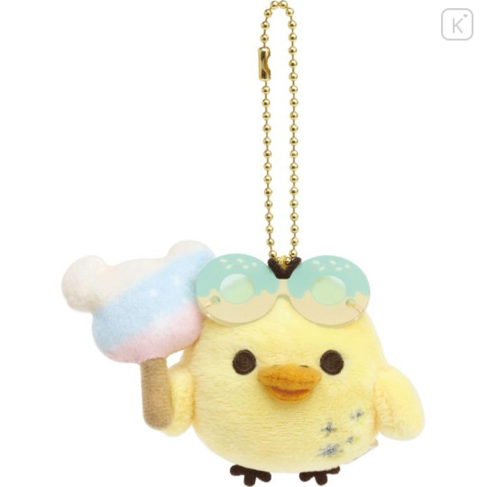 Japan San-X Keychain Plush - Kiiroitori / Rilakkuma Funny Amusement Park - 1