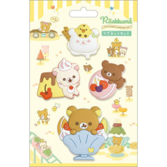 Japan San-X Magnet Set - Rilakkuma Funny Amusement Park