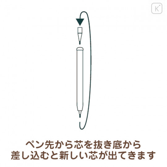 Japan San-X Rocket 2B Pencil - Sumikko Gurashi / Fruit Blue - 3