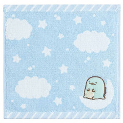 Japan San-X Mini Towel - Sumikko Gurashi / Tokage Blue