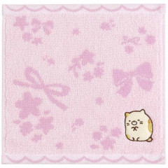 Japan San-X Mini Towel - Sumikko Gurashi / Neko Pink