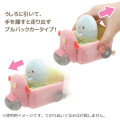 Japan San-X Running Plush Toy Pull Back Car - Sumikko Gurashi / Bike - 2