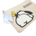Japan Sanrio Embroidery Flat Pouch - Pochacco : Buttocks Art - 3