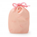 Japan Sanrio Clear Pouch with Drawstring Bag Set - My Melody / Simple Design - 4