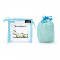 Japan Sanrio Clear Pouch with Drawstring Bag Set - Cinnamoroll / Simple Design - 2