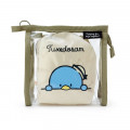 Japan Sanrio Clear Pouch with Drawstring Bag Set - Tuxedosam / Simple Design - 1