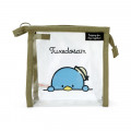 Japan Sanrio Clear Pouch with Drawstring Bag Set - Tuxedosam / Simple Design - 3