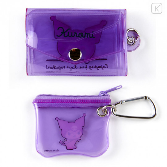 Japan Sanrio Mini Wallet Charm - Kuromi / Simple Design - 2