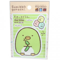Japan San-X Vinyl Sticker - Sumikko Gurashi / Penguin ? & Tapioca