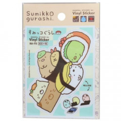 Japan San-X Vinyl Sticker - Sumikko Gurashi / Family & Sushi