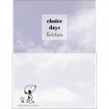 Japan Peanuts Choice Days Letter Set - Snoopy / Purple Sky Choice Days - 1