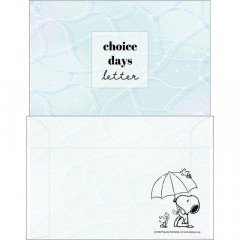 Japan Peanuts Choice Days Letter Set - Snoopy / Rainy Choice Days