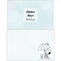Japan Peanuts Choice Days Letter Set - Snoopy / Rainy Choice Days - 1