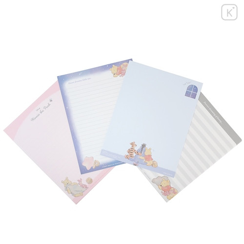 Japan Disney Volume Up Letter Set - Winnie the Pooh / Sweet Dream - 2