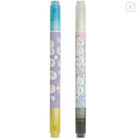 Japan San-X Mysterious Color Pen Set - Sumikko Gurashi Ghost Night Park / Light Blue & Yellow - 2