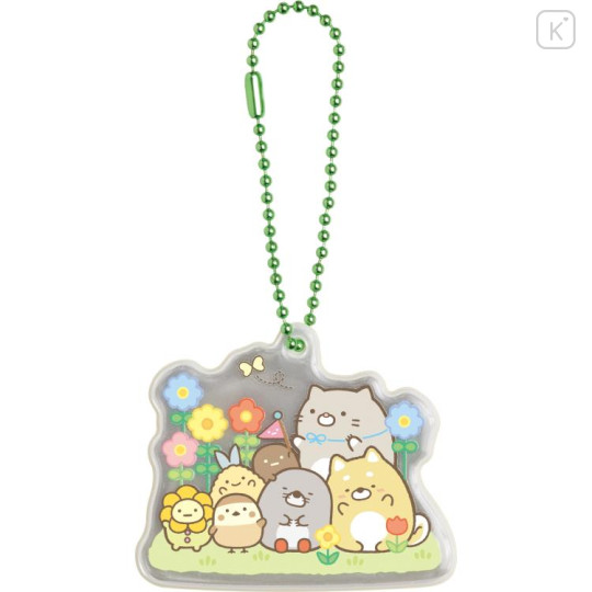 Japan San-X Reflector Keychain - Sumikko Gurashi : Flower - 1