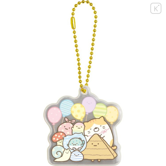 Japan San-X Reflectior Keychain - Sumikko Gurashi : Balloon - 1