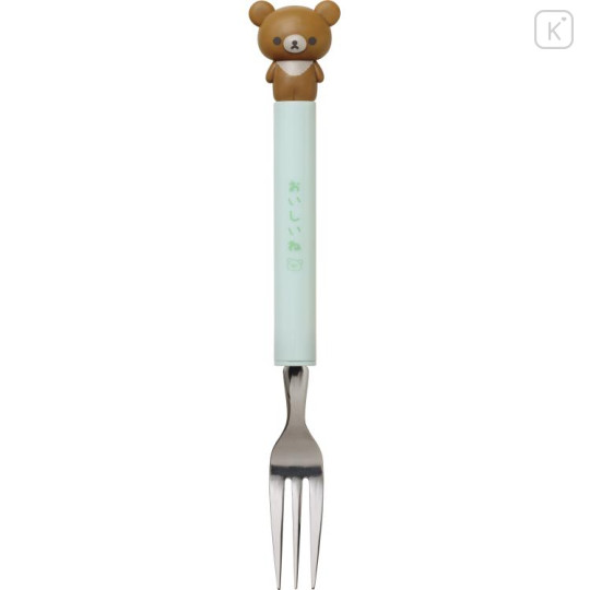 Japan San-X Mascot Fork - Rilakkuma / Chairoikoguma - 1