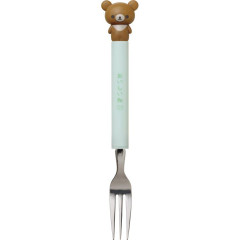 Japan San-X Mascot Fork - Rilakkuma / Chairoikoguma