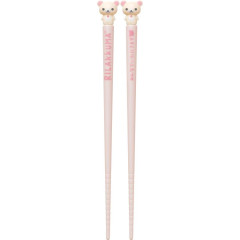 Japan San-X Mascot Chopsticks 18cm - Rilakkuma / Korilakkuma