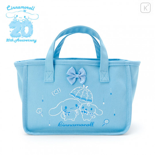 Japan Sanrio Cosmetic Bag - Cinnamoroll / Sky Blue Candy - 1