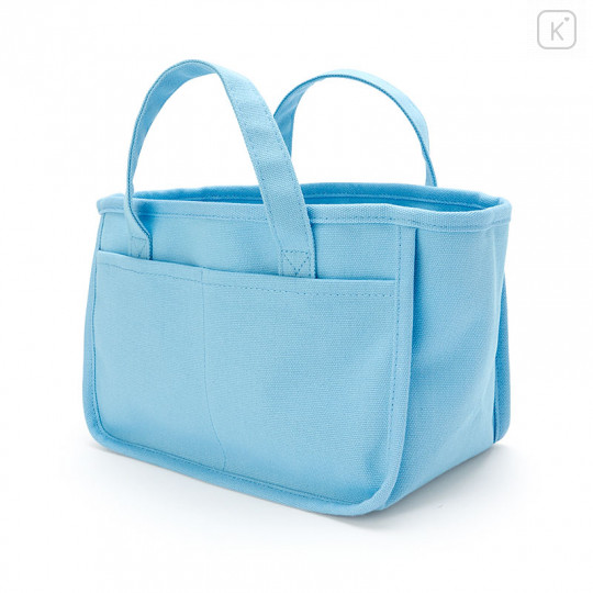 Japan Sanrio Cosmetic Bag - Cinnamoroll / Sky Blue Candy - 2