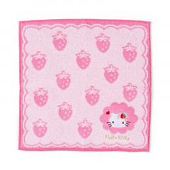 Japan Sanrio Antibacterial Deodorant Petit Towel - Hello Kitty / Strawberry