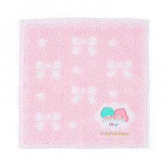 Japan Sanrio Antibacterial Deodorant Petit Towel - Little Twin Stars / Ribbon
