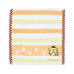 Japan Sanrio Antibacterial Deodorant Petit Towel - Pompompurin / Striped