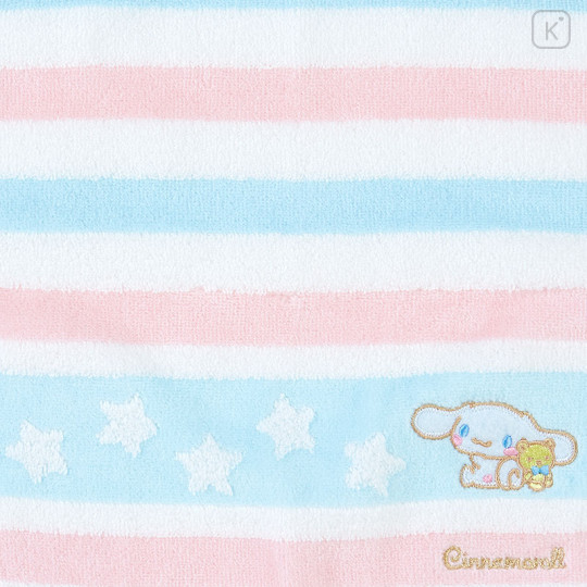 Japan Sanrio Antibacterial Deodorant Petit Towel - Cinnamoroll / Striped - 2