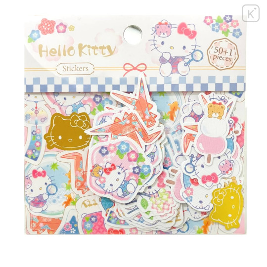 Sanrio 50+1pcs Washi Sticker - Hello Kitty - 1