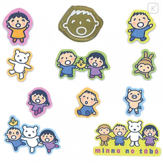 Sanrio 50+1pcs Washi Sticker - Minna No Tabo - 1