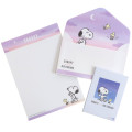 Japan Peanuts Mini Letter Set - Snoopy / Sky - 2