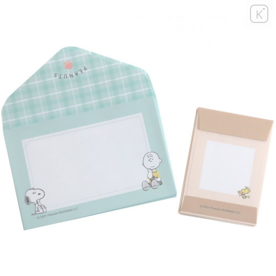 Japan Peanuts Mini Letter Set - Snoopy / Sugar Check - 2
