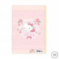Sanrio A6 Twin Ring Notebook - Hello Kitty / 2022 Rose - 2