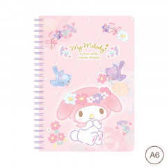 Sanrio A6 Twin Ring Notebook - My Melody / 2022 Forest