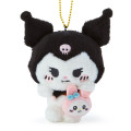 Japan Sanrio Nagano Mascot Holder - Kuromi / Friend Coordination - 2