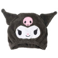 Japan Sanrio Towel Cap - Kuromi - 1