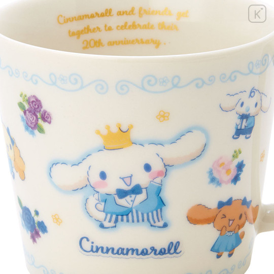 Japan Sanrio Mug - Cinnamoroll 20th White - 3