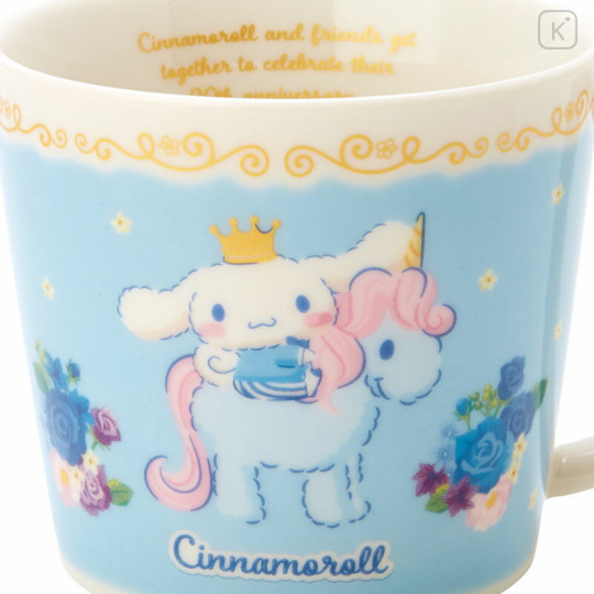 Japan Sanrio Mug - Cinnamoroll 20th Blue - 3