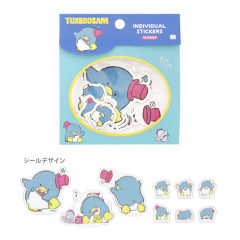 Japan Sanrio Individual Stickers - Tuxedosam / Retro