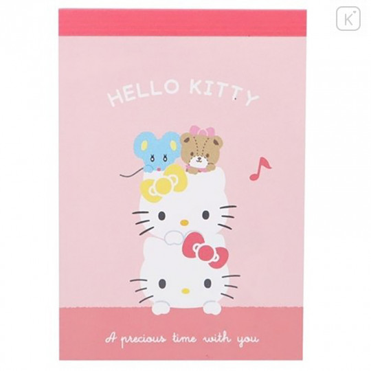 Japan Sanrio Mini Notepad - Hello Kitty / Vertical - 1