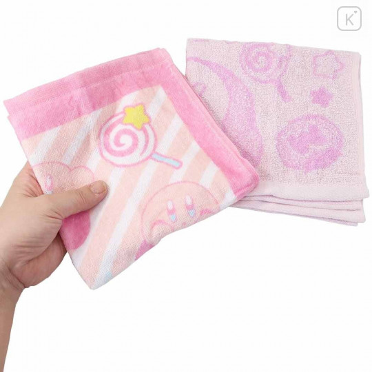 Japan Kirby Antibacterial Deodorant Wash Towel 2pcs Set - Fluffy Kirby - 3