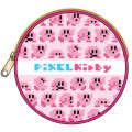 Japan Kirby Round Pouch - Pixel Pink - 1