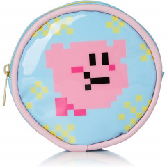 Japan Kirby Round Pouch - Pixel Blue