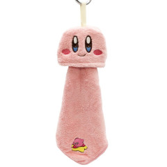 Japan Kirby Micro Hand Towel with Loop - Smiling Kirby