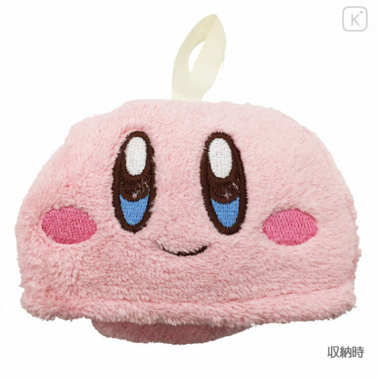 Japan Kirby Micro Hand Towel with Loop - Smiling Kirby - 2